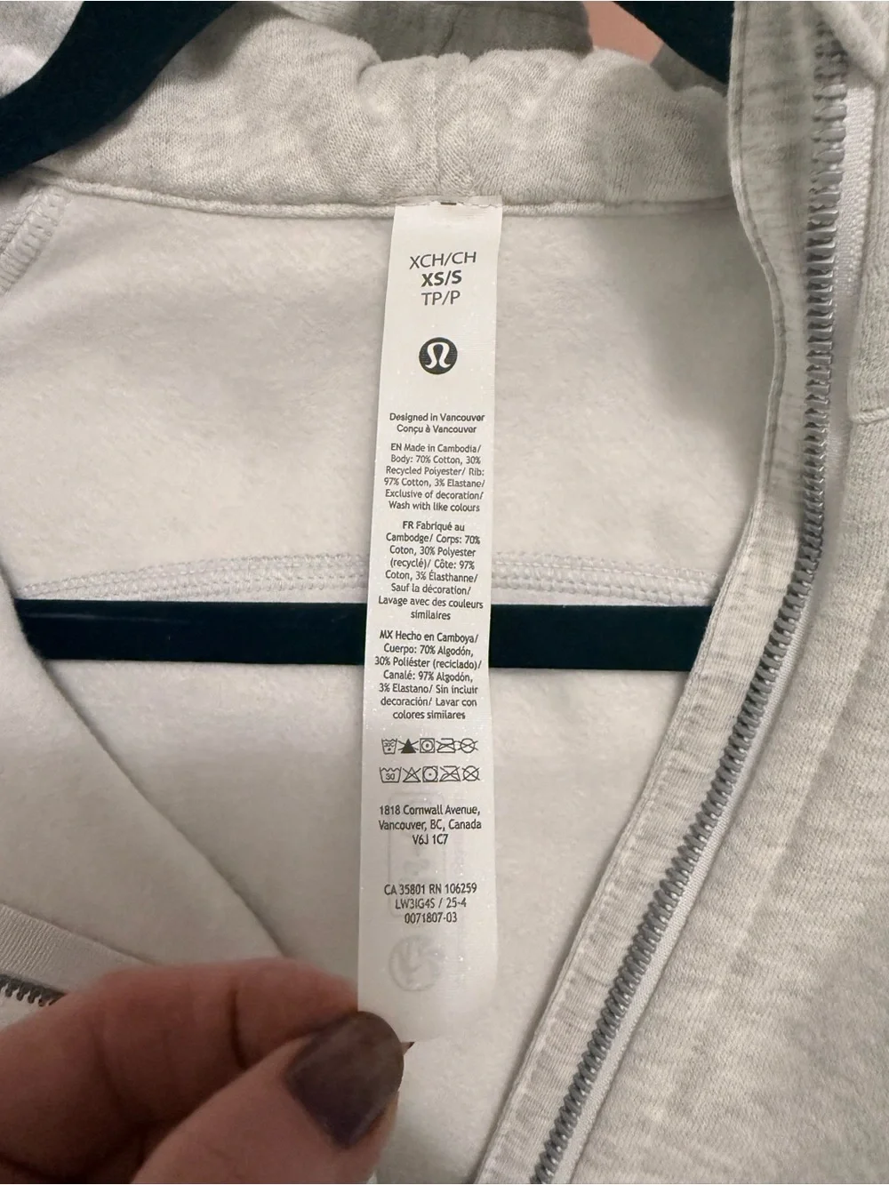 NWT Lululemon Scuba Oversized Hoodie XS/S
